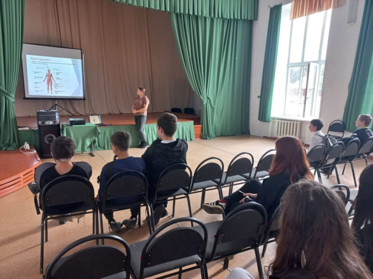 Беседа «Вред здоровью при употреблении ПАВ (табака, алкоголя, наркотиков)».