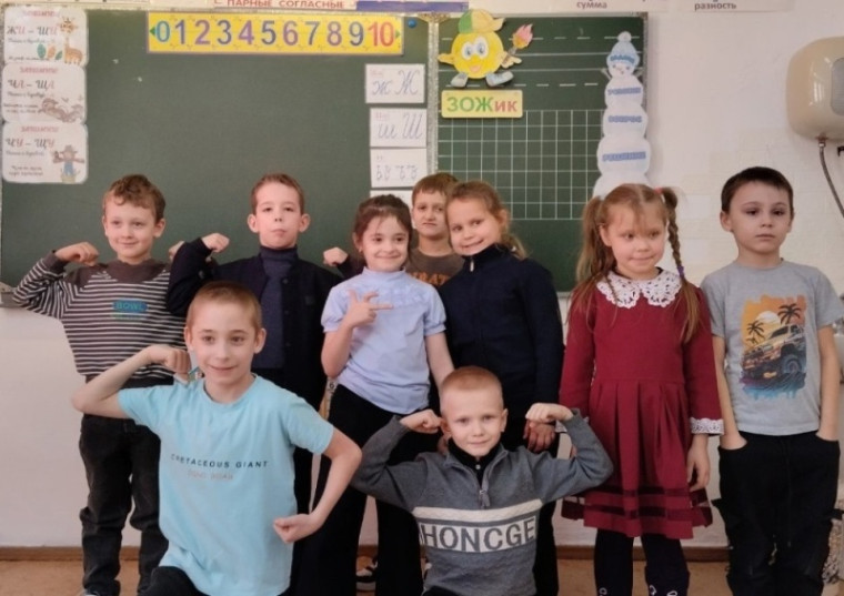 Первое занятие в рамках трека «Орлёнок-спортсмен»..