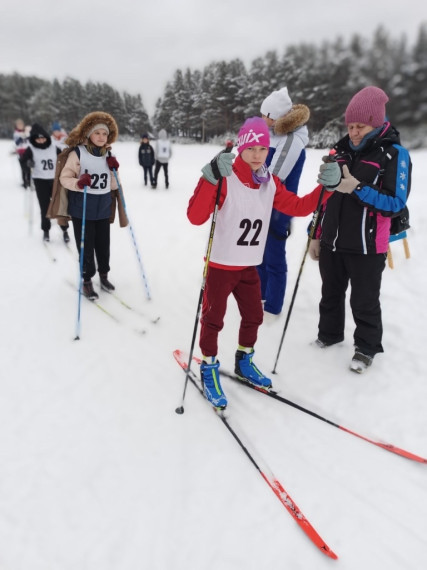 27 декабря на лыжной трассе нашей школе прошли районные соревнования по лыжным гонкам &quot;Открытие зимнего сезона&quot;..
